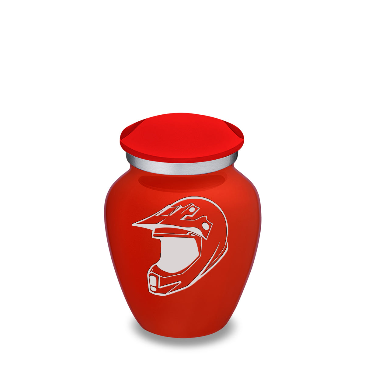 Keepsake Embrace Bright Red Dirt Bike Cremation Urn