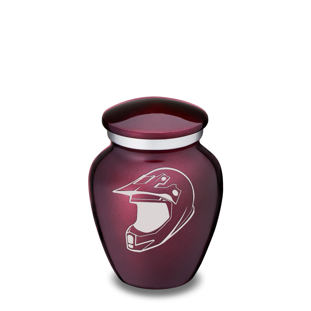 Keepsake Embrace Cherry Purple Dirt Bike Cremation Urn