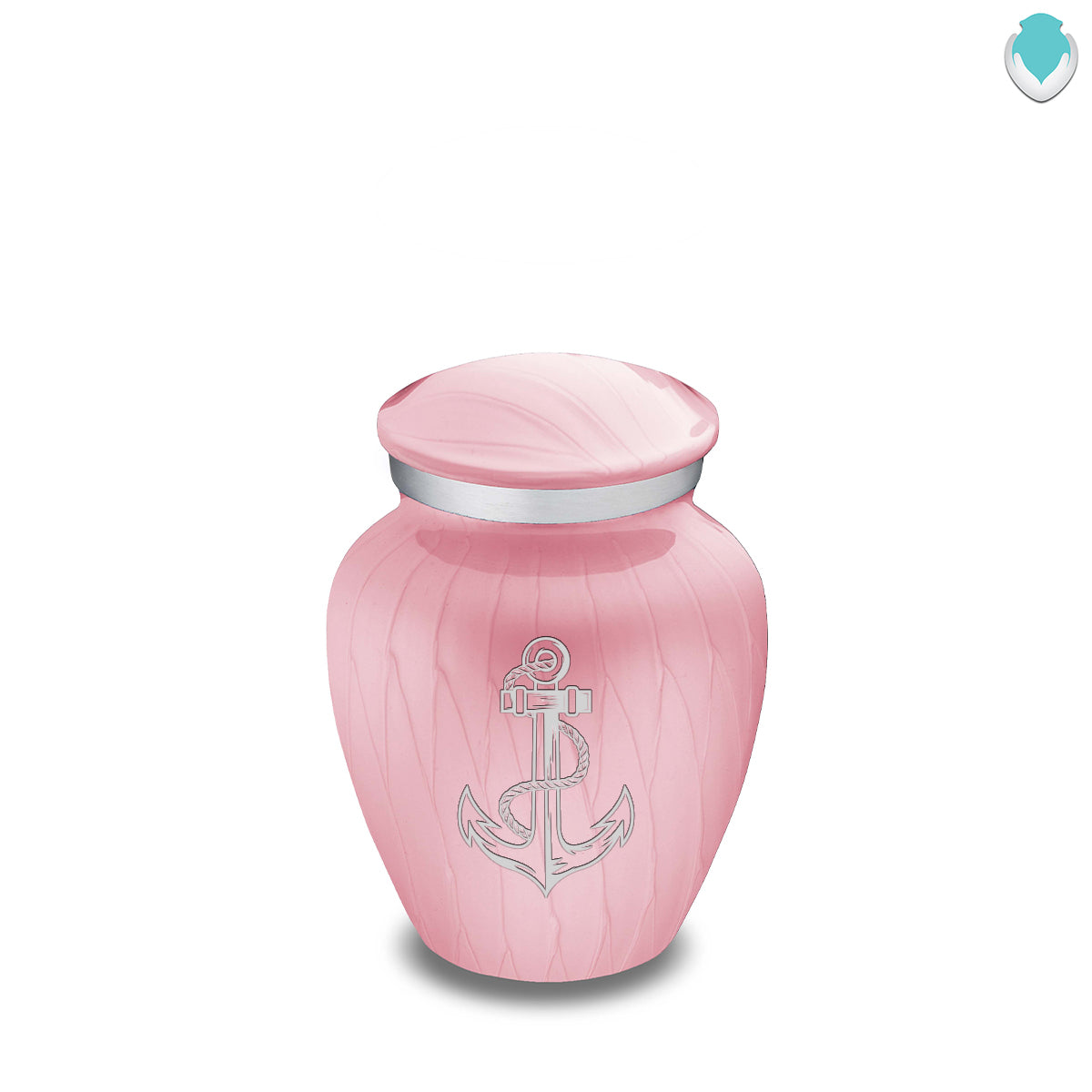 Keepsake Embrace Pearl Light Pink Anchor Cremation Urn