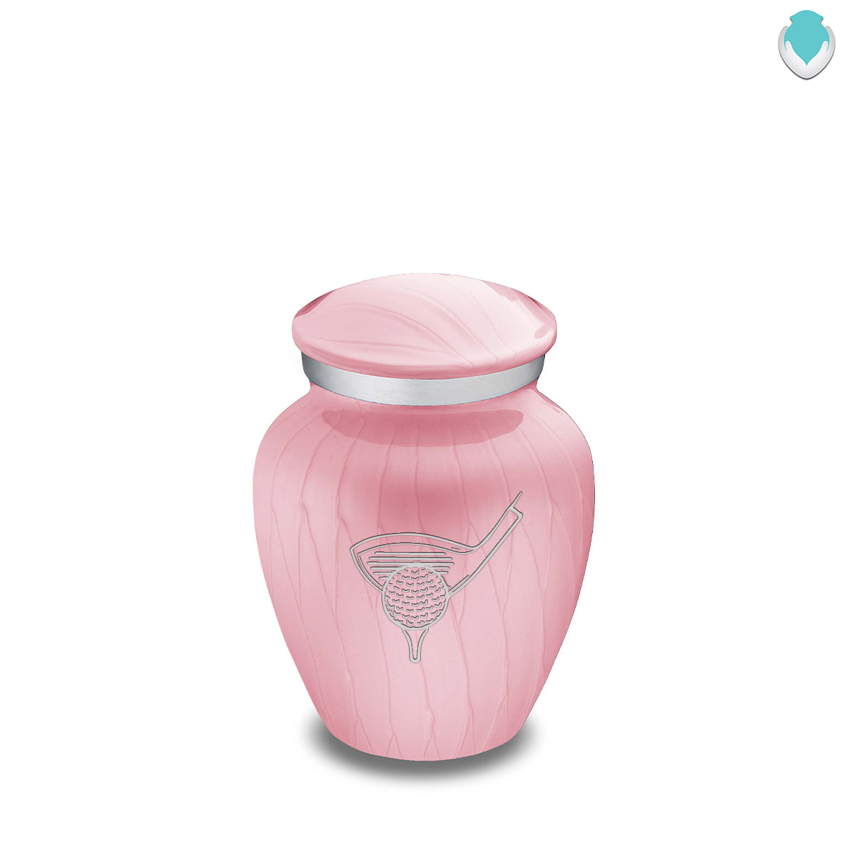 Keepsake Embrace Pearl Light Pink Golf Cremation Urn