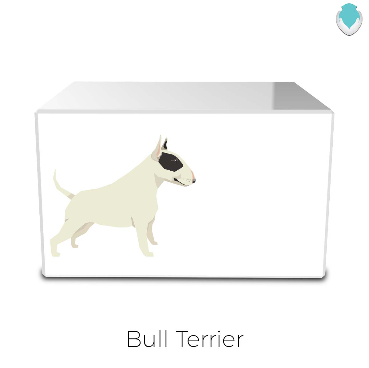 Custom Printed Heritage Dog Breed Wood Box Cremation Urn