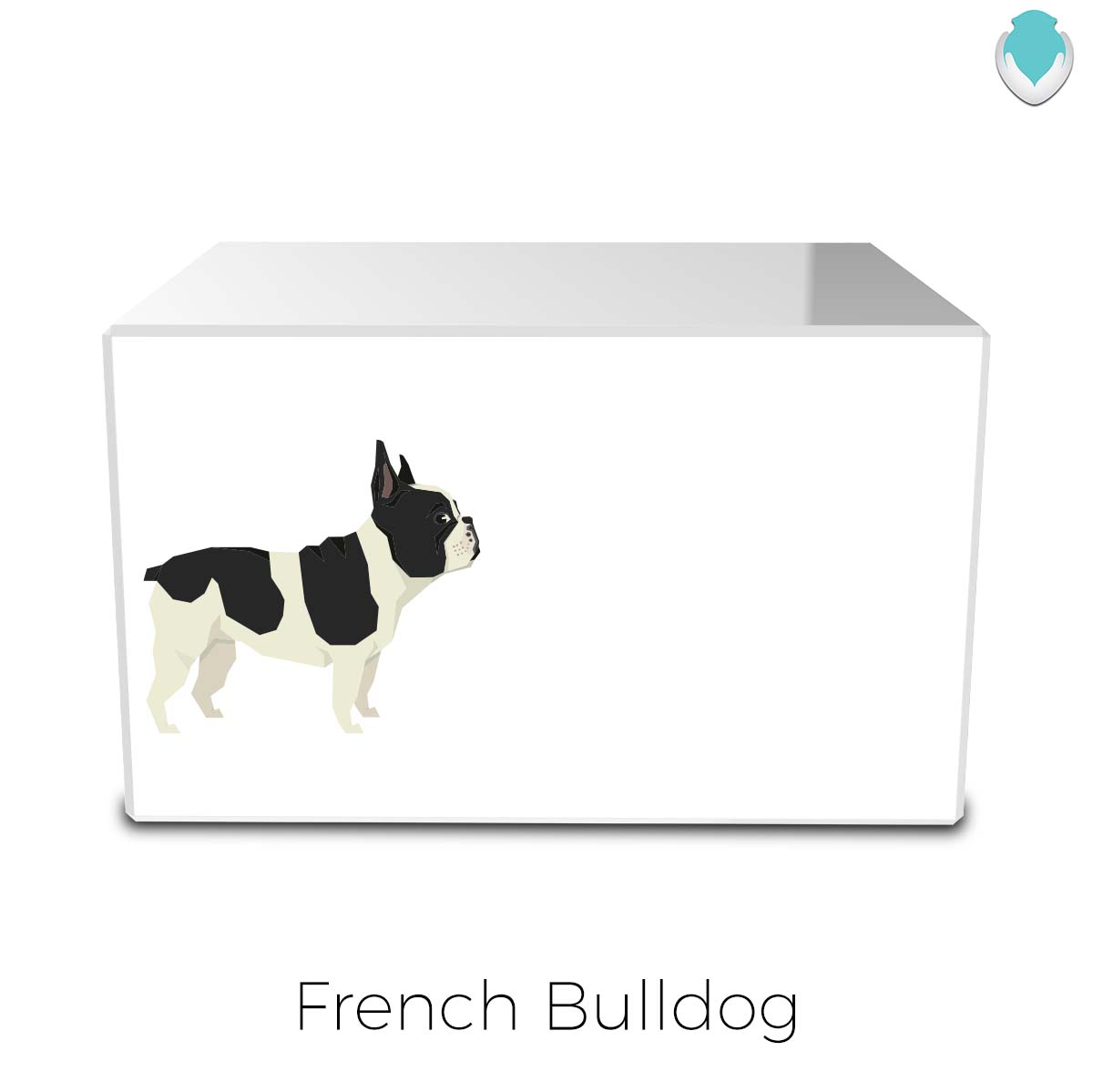 Custom Printed Heritage Dog Breed Wood Box Cremation Urn