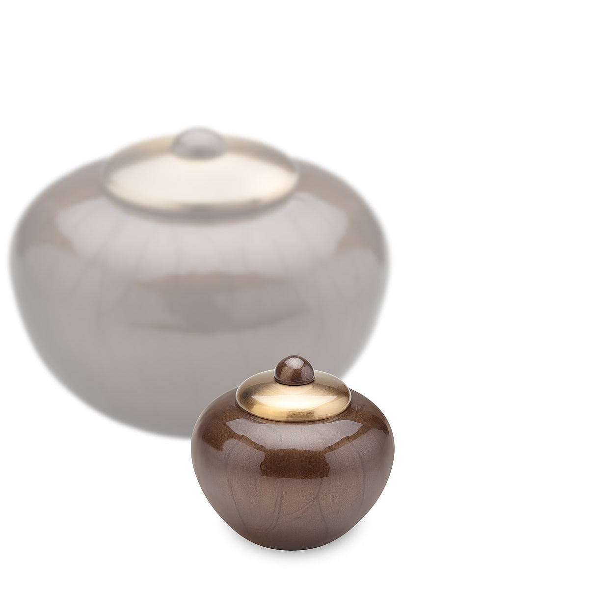 Keepsake Round Simplicity Bronze Cremation Urn