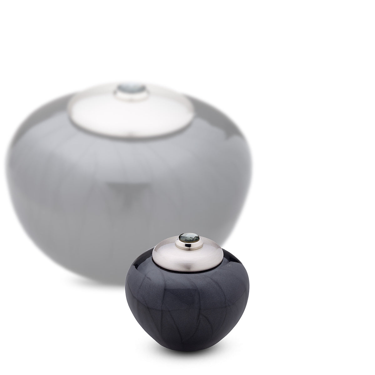 Keepsake Round Simplicity Midnight Pearl Cremation Urn