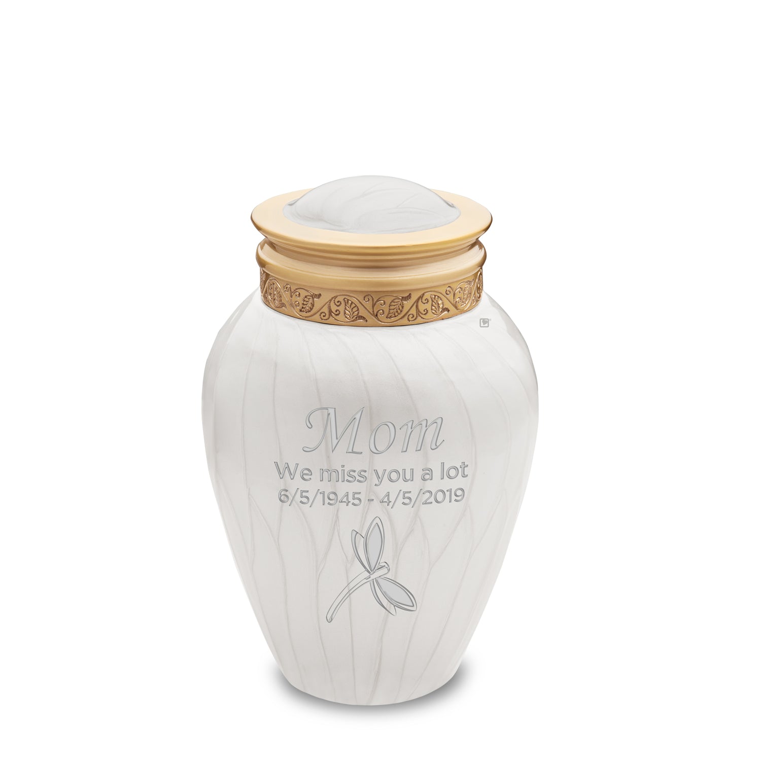 Medium Blessing Pearl Cremation Urn