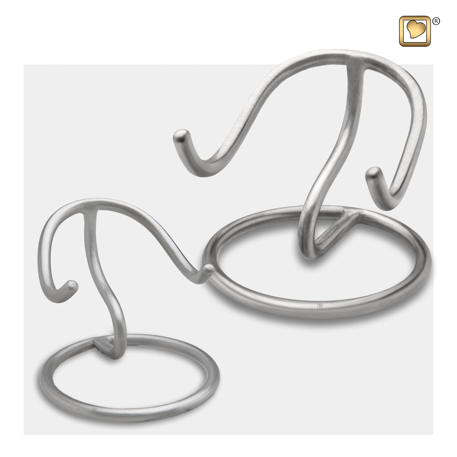 Keepsake Holder Brushed Pewter Small