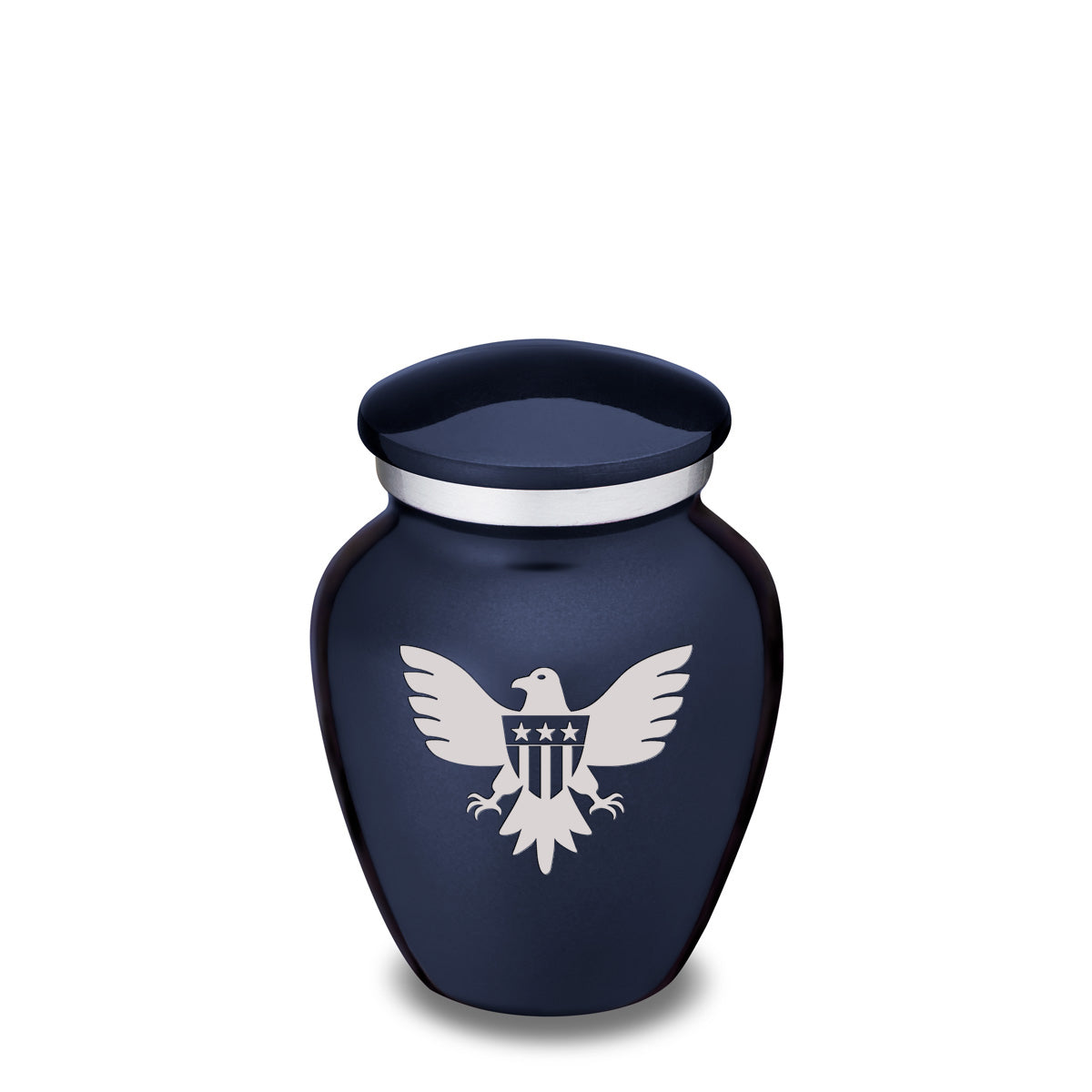 Keepsake Embrace Cobalt Blue American Glory Cremation Urn