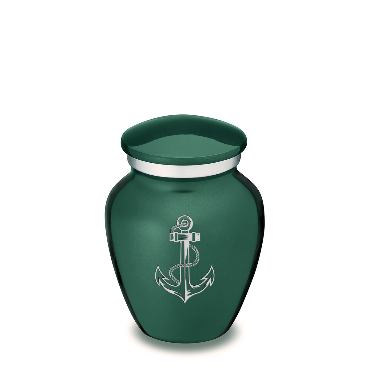 Keepsake Embrace Green Anchor Cremation Urn