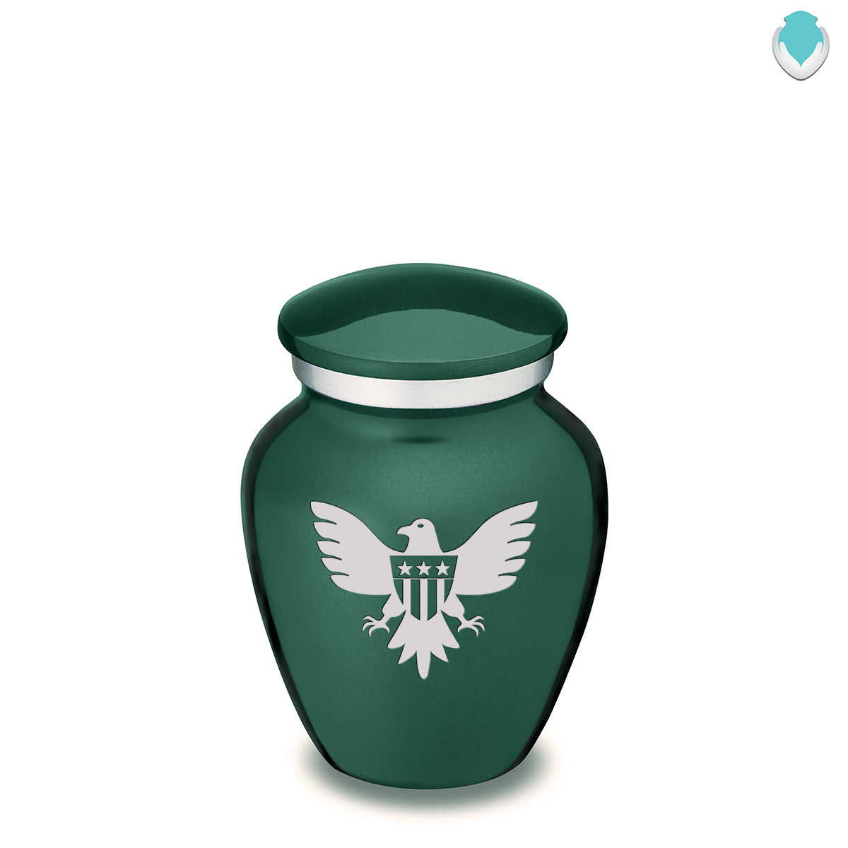 Keepsake Embrace Green American Glory Cremation Urn
