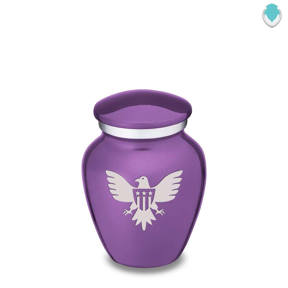 Keepsake Embrace Purple American Glory Cremation Urn