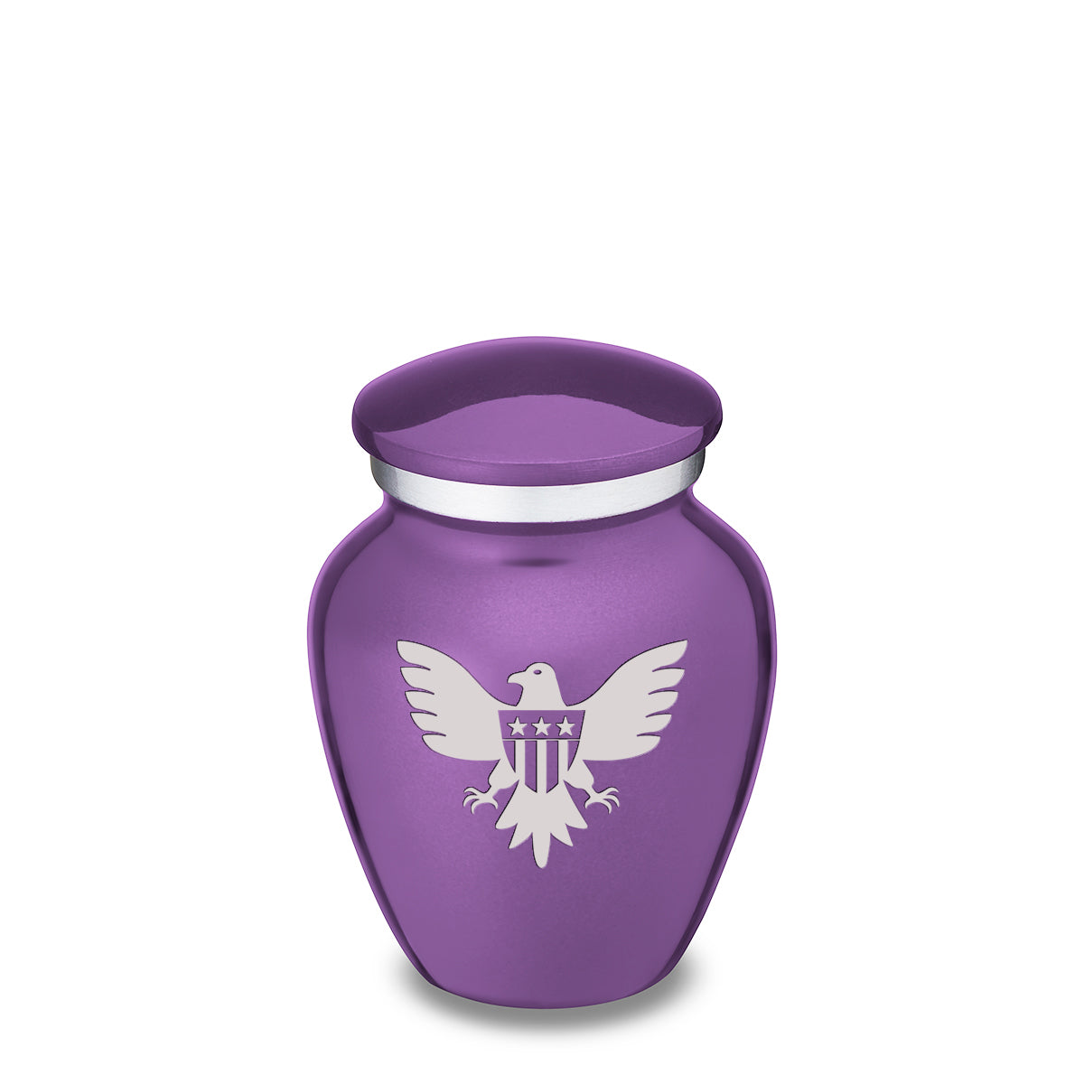 Keepsake Embrace Purple American Glory Cremation Urn