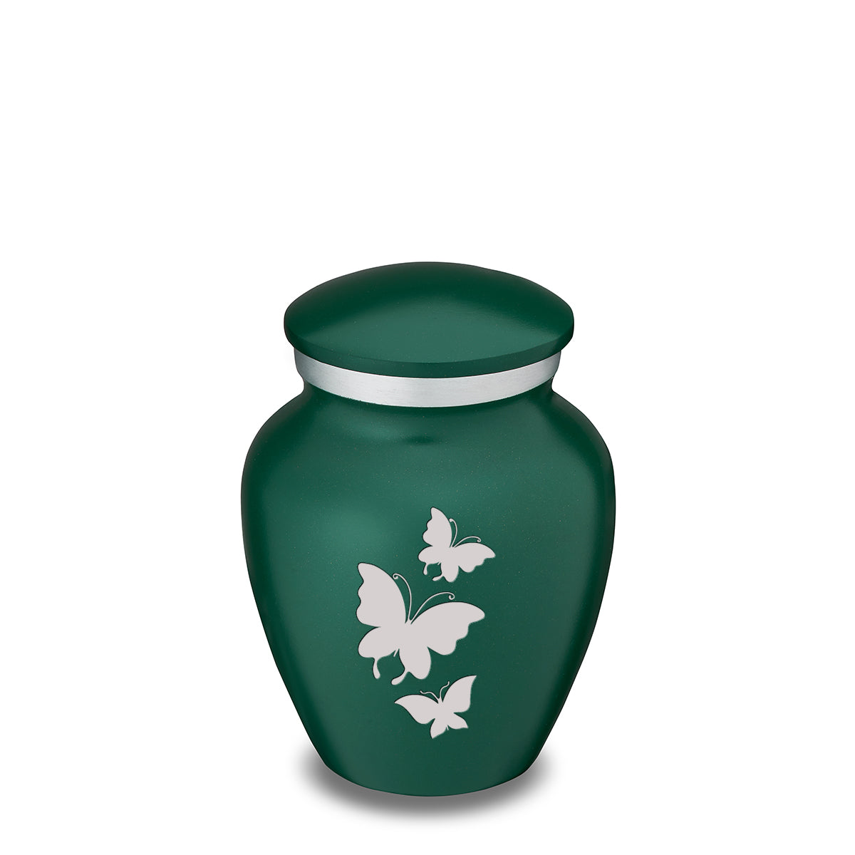 Keepsake Embrace Green Butterflies Cremation Urn