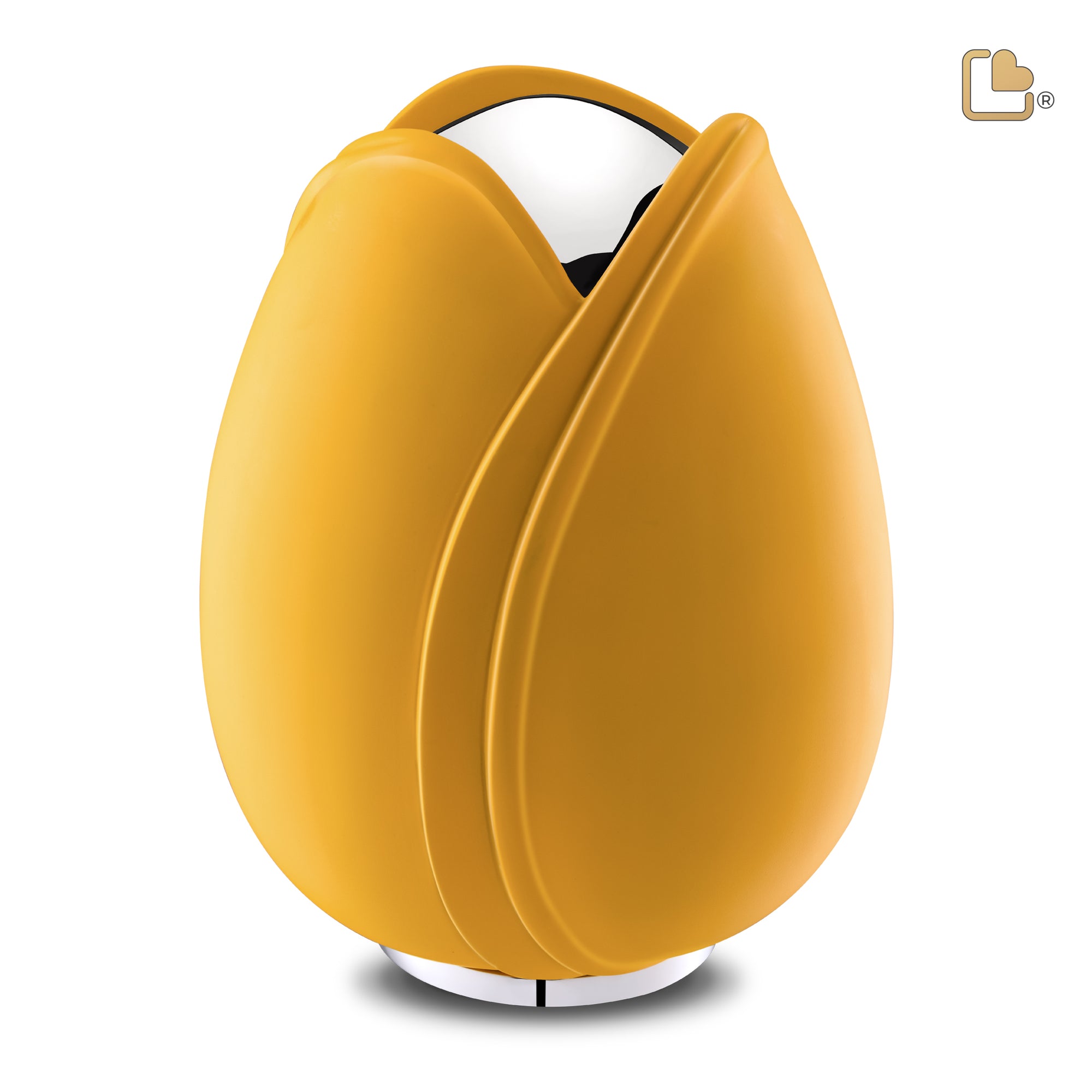 Tulip™ Standard Adult Urn Yellow & Polished Silver