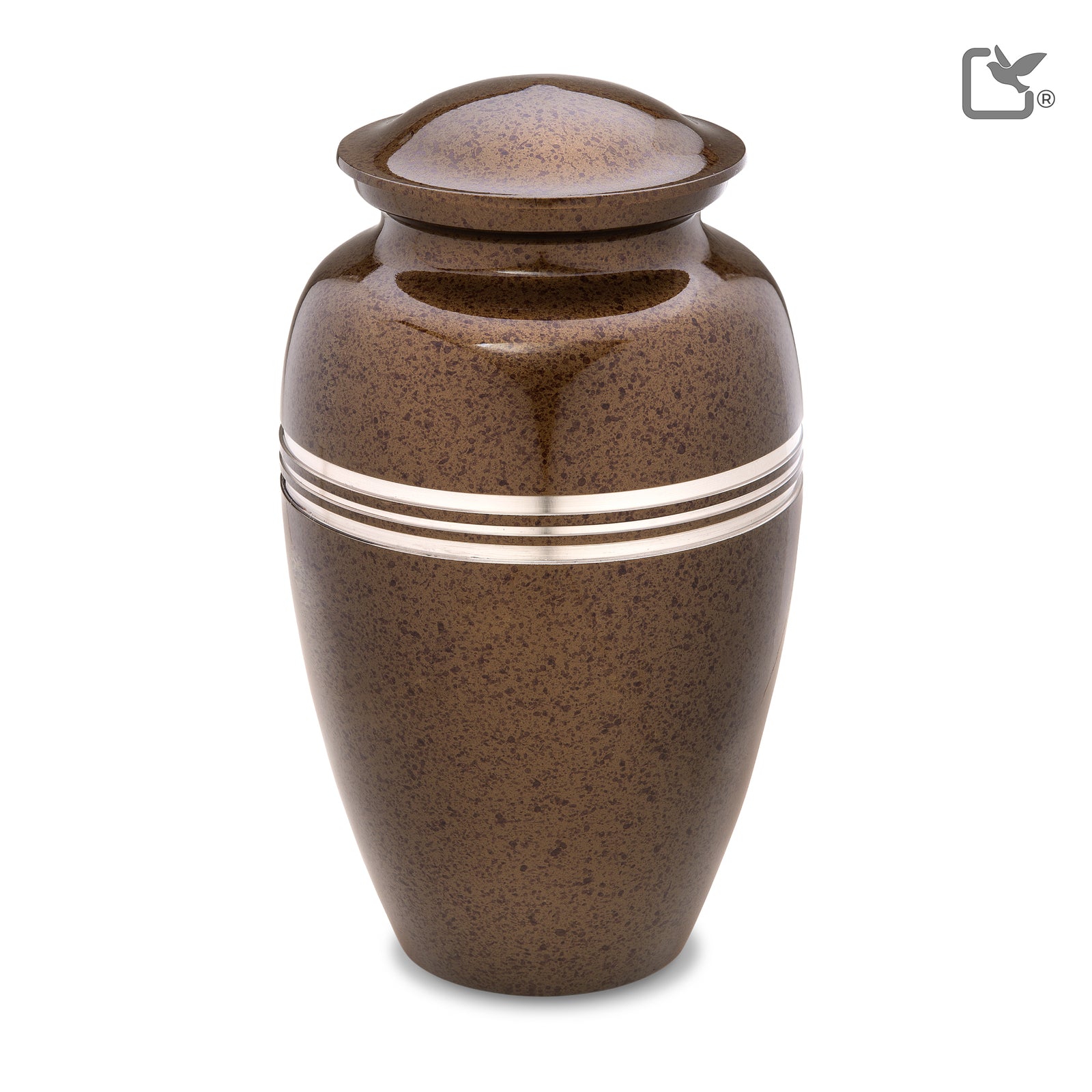 Adult Speckled Auburn Cremation Urn - COMFORT by LoveUrns