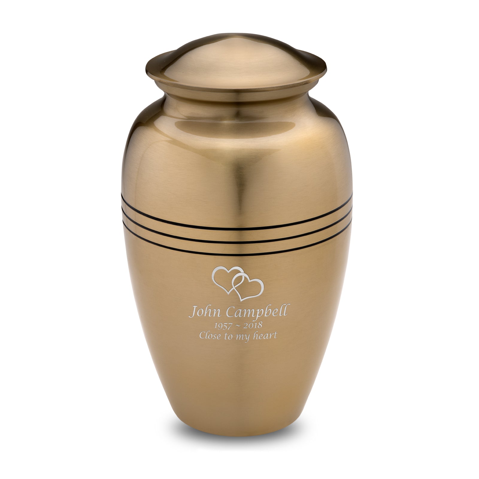Adult Radiance Gold Cremation Urn - COMFORT by LoveUrns