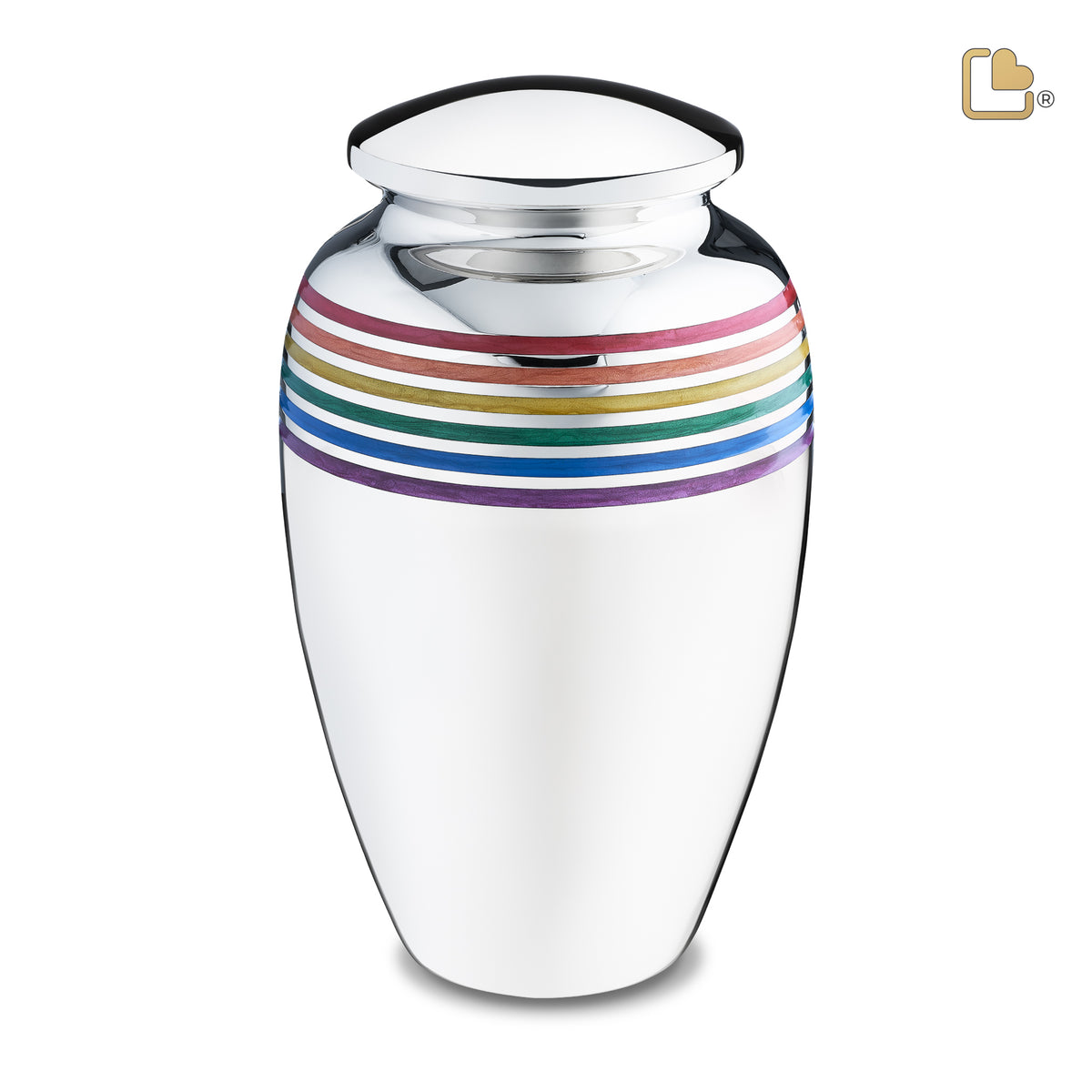 Adult Pride Rainbow Cremation Urn