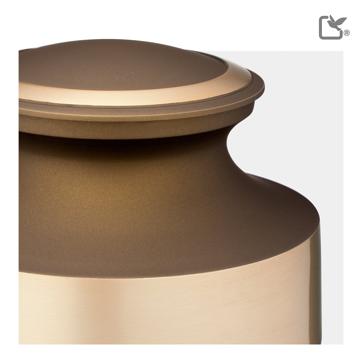 Espana Standard Adult Urn Bronze & Brushed Gold - COMFORT by LoveUrns