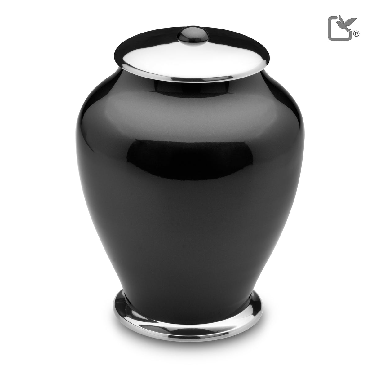 Adult Tall Simplicity Midnight Cremation Urn - COMFORT by LoveUrns