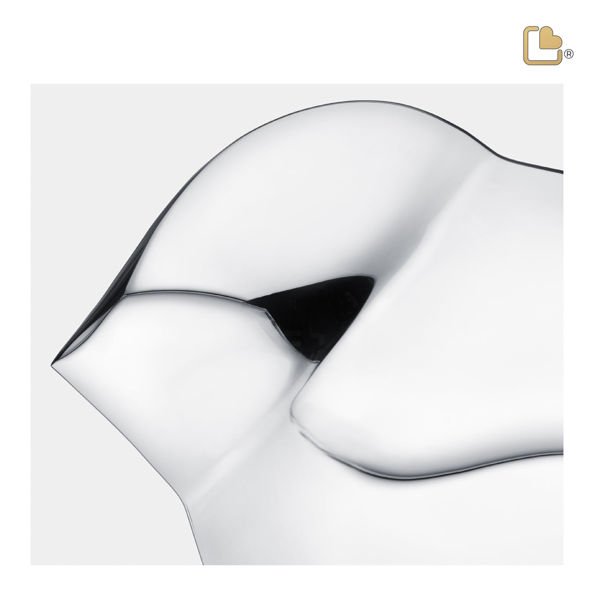 Adult Silver SoulBird Female Cremation Urn