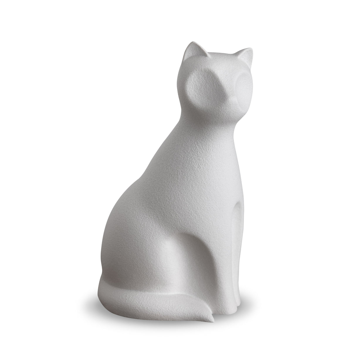 Cat Pet Urn White
