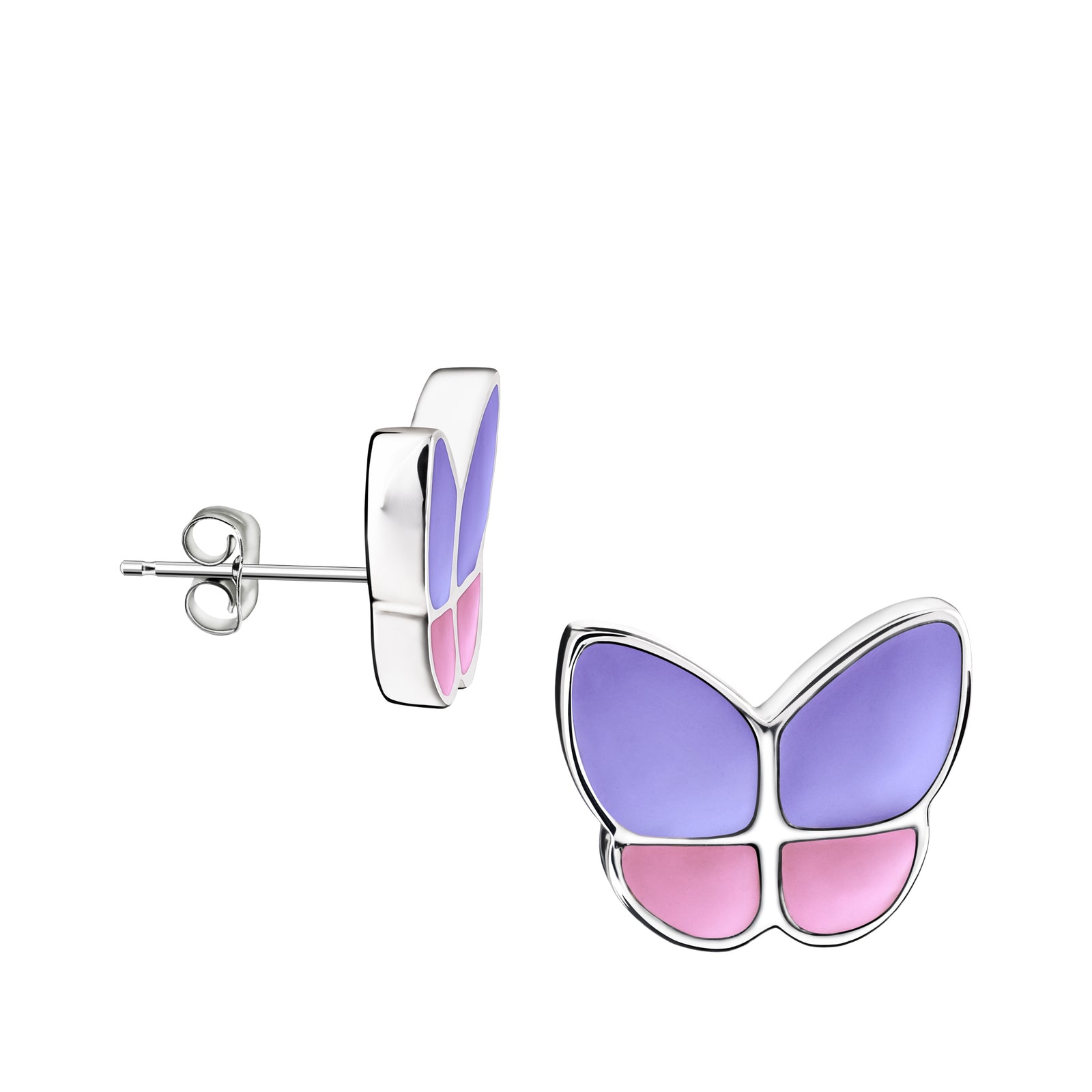 Wings of Hope Butterfly Lavender Earrings