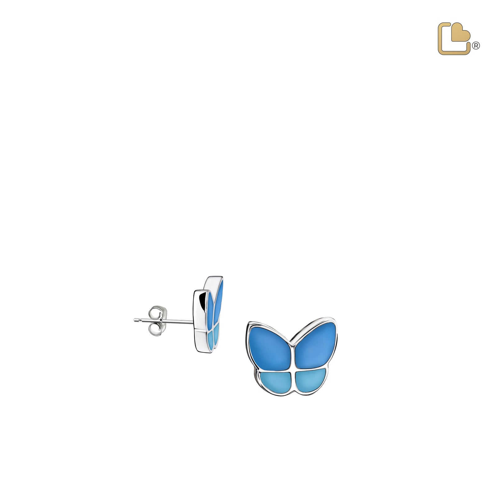 Wings of Hope Butterfly Blue Earrings