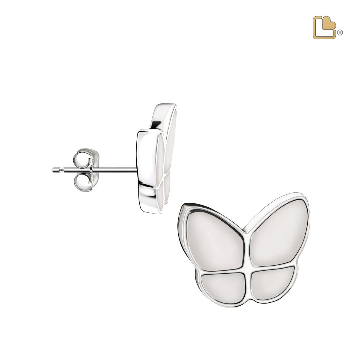 Wings of Hope Butterfly Pearl Earrings