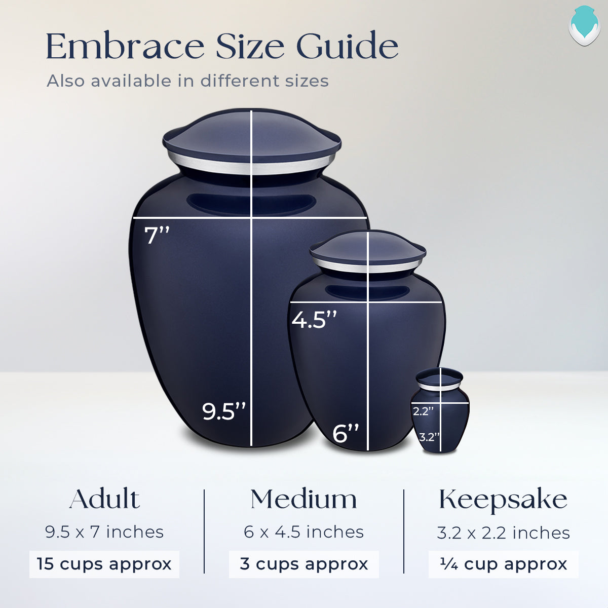 Adult Embrace Cobalt Blue Tree of Life Cremation Urn