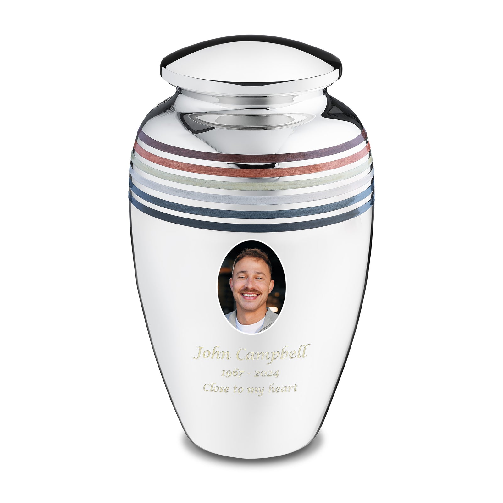 Adult Pride Bear Portrait Cremation Urn