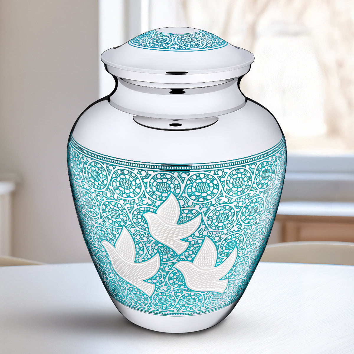 Adult Soaring Doves Cremation Urn