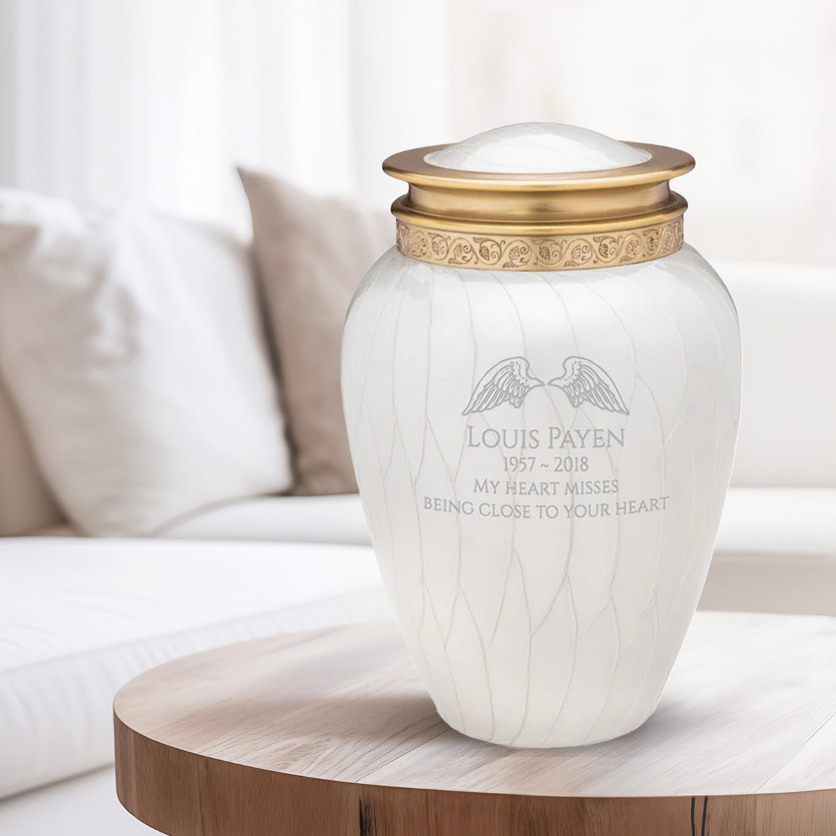 Adult Blessing Pearl Cremation Urn