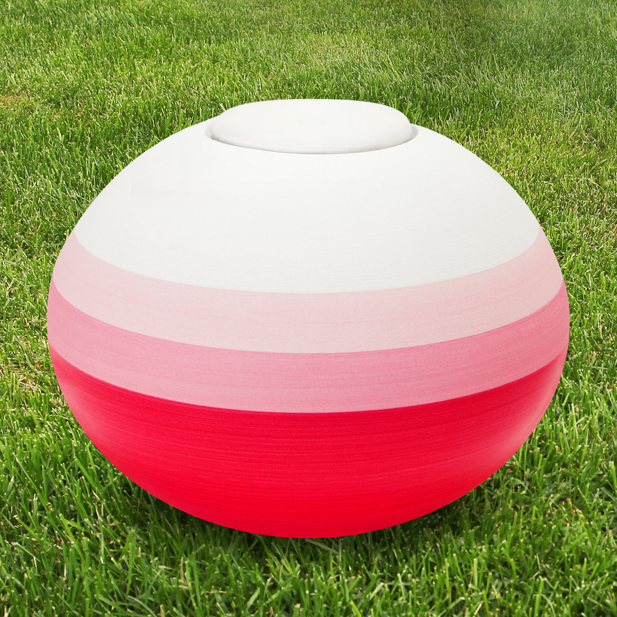 Scarlet Round Adult Urn Eco Pigment