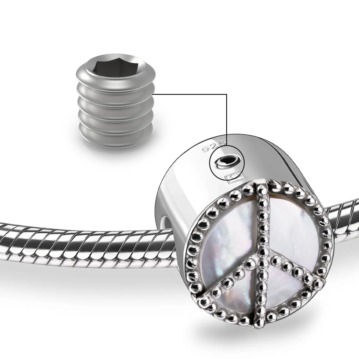 Treasure Cremation Jewelry Screw Backs