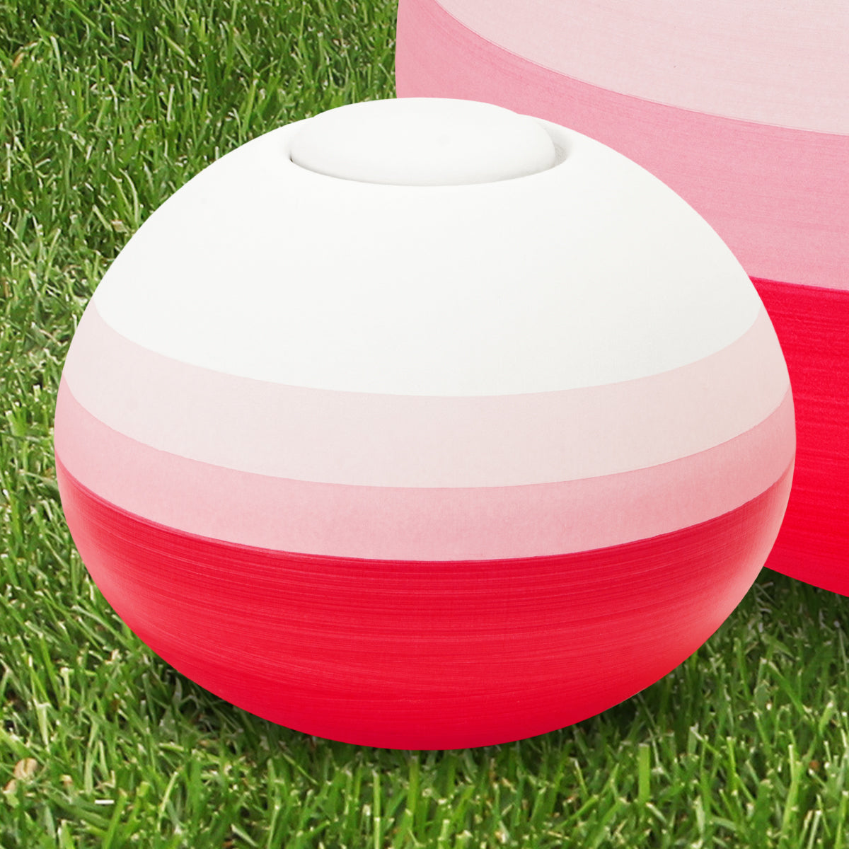 Scarlet Round Keepsake Urn Eco Pigment