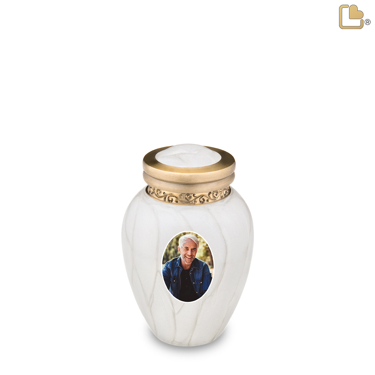 Keepsake Blessing Portrait Pearl Cremation Urn
