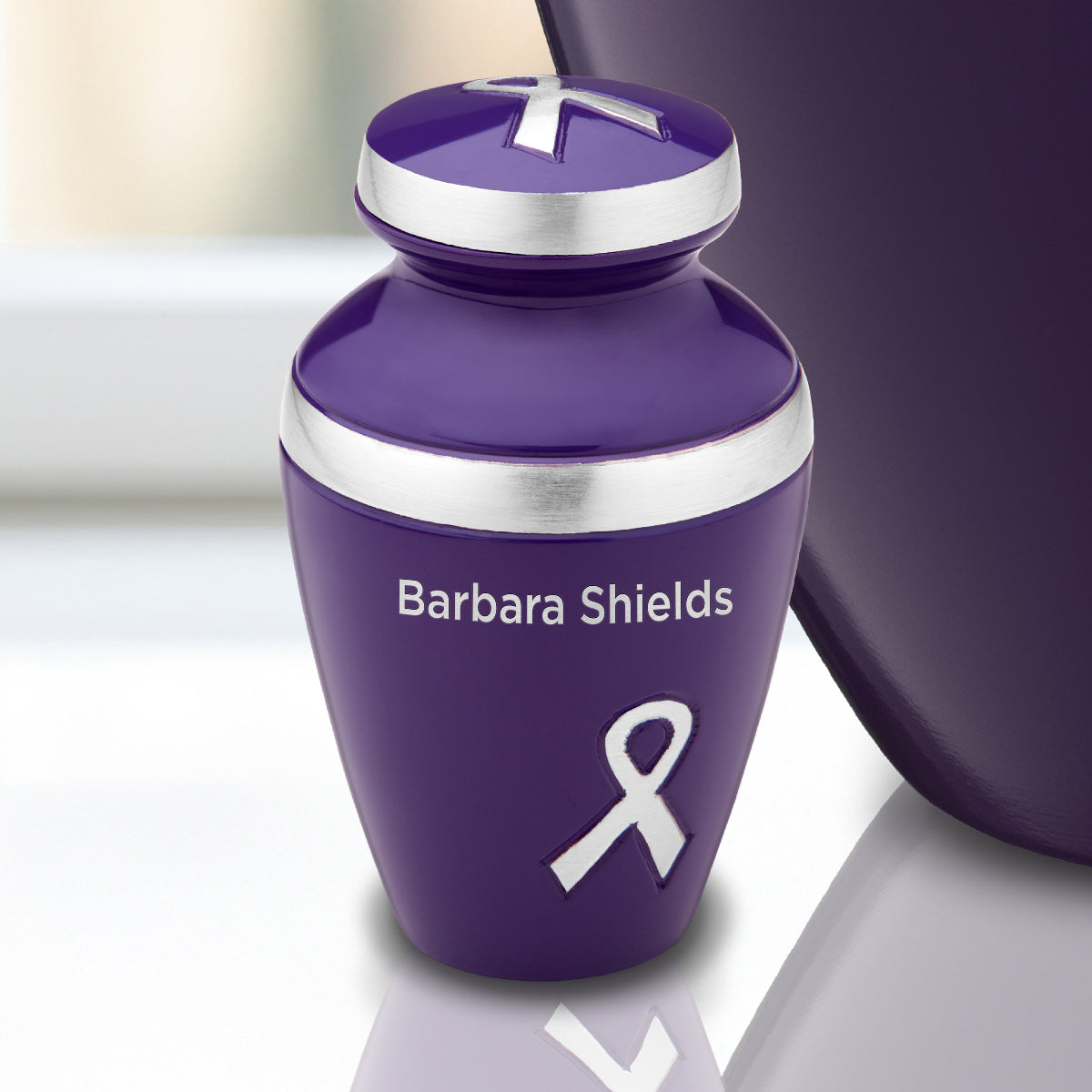 Keepsake Awareness Purple Cremation Urn