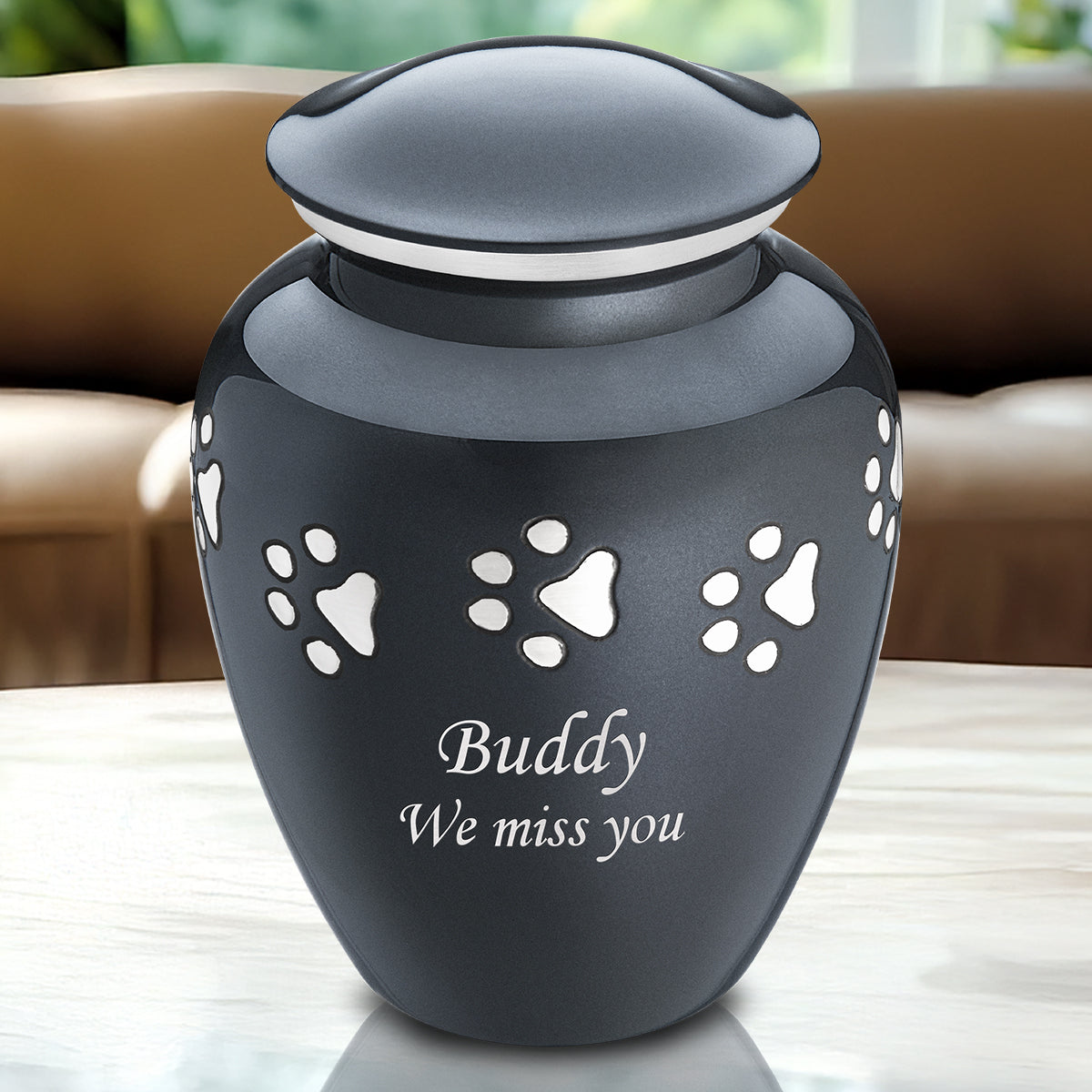 Classic Midnight Medium Pet Cremation Urn