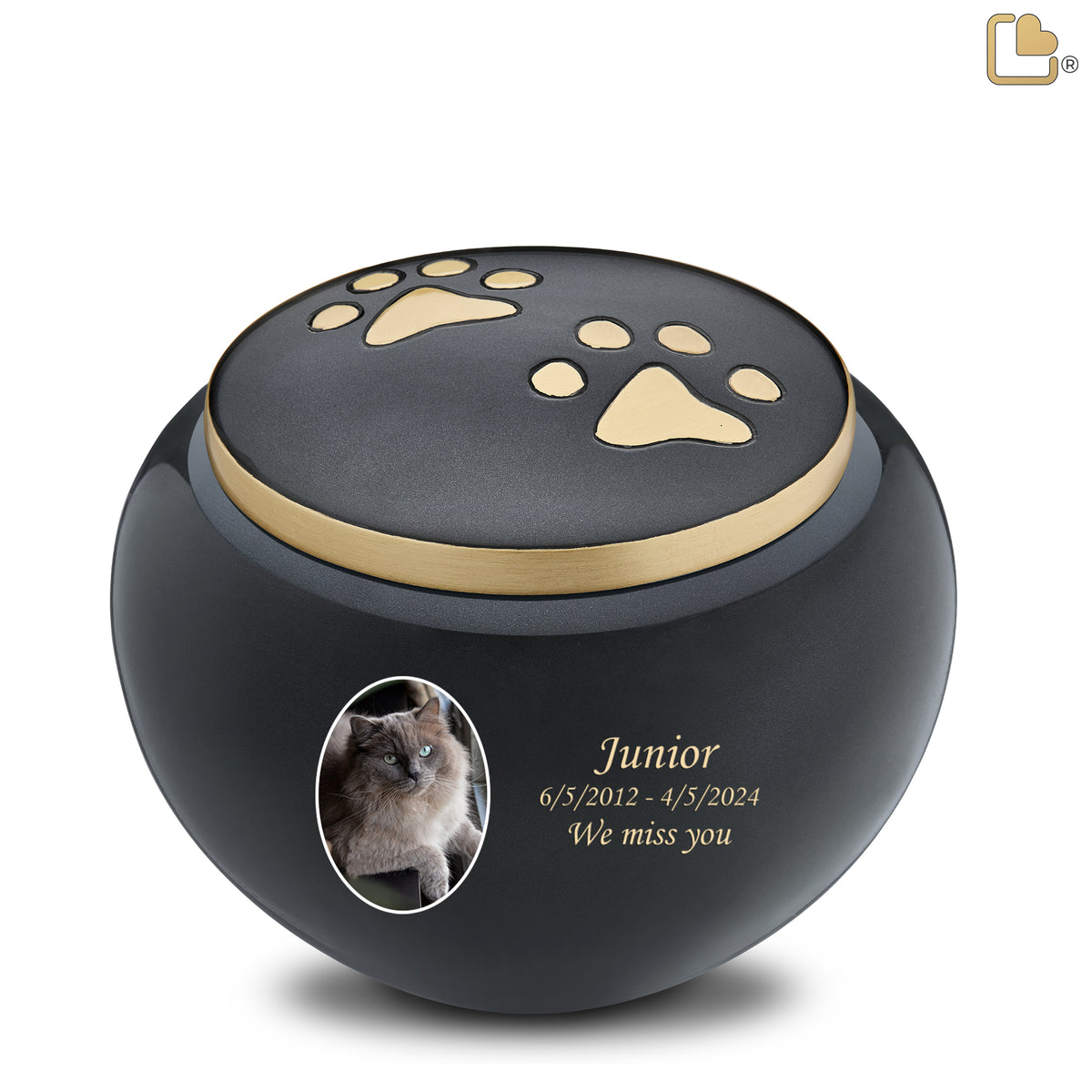 Classic Cuddle Portrait Large Pet Cremation Urn