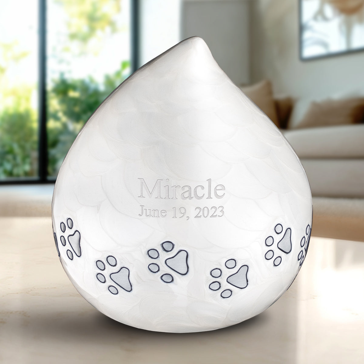 LoveDrop Pearl Pet Cremation Urn