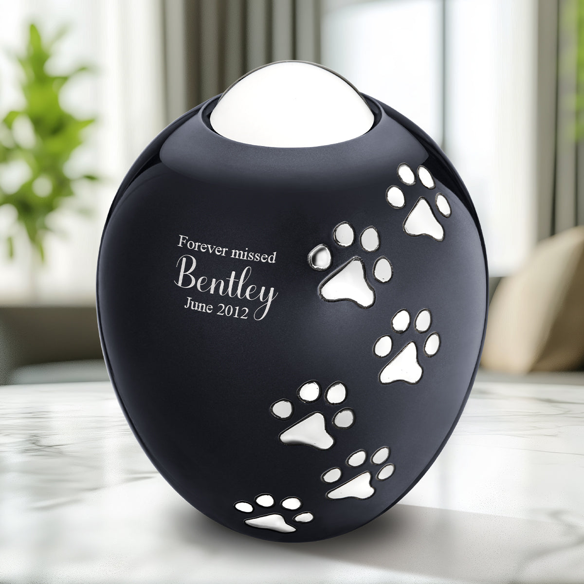 Adore Midnight Medium Pet Cremation Urn