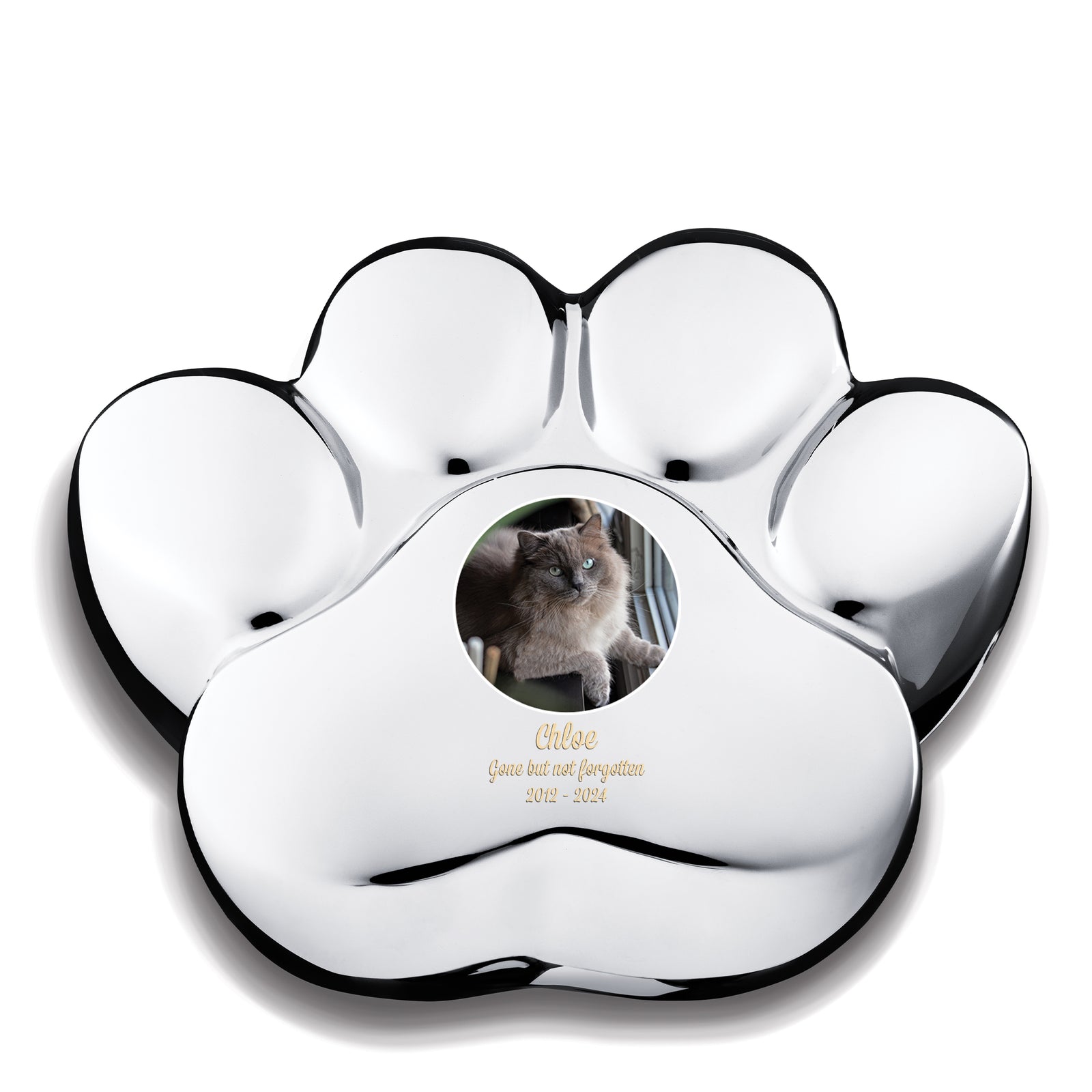 LovePaw Portrait Large Pet Pol Silver