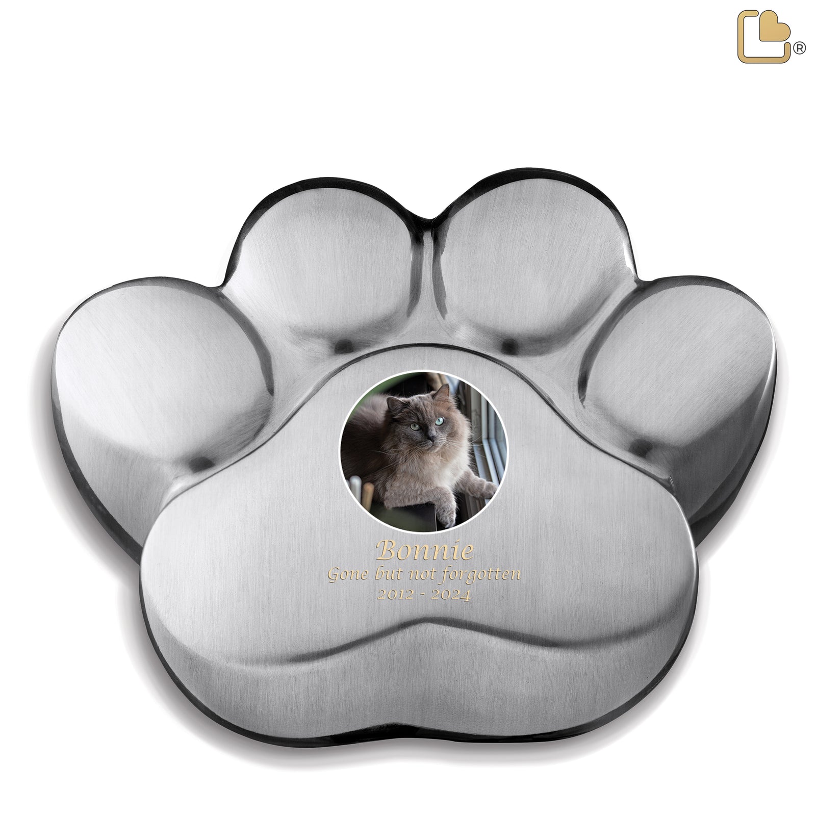 LovePaw Large Pet Portrait Bru Pewter