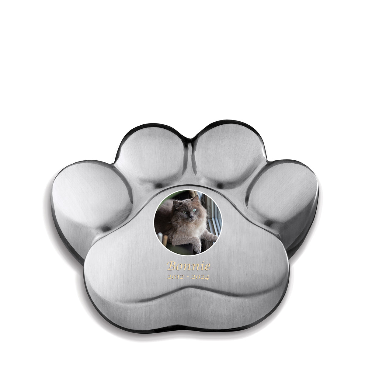 LovePaw Medium Pet Portrait Bru Pewter