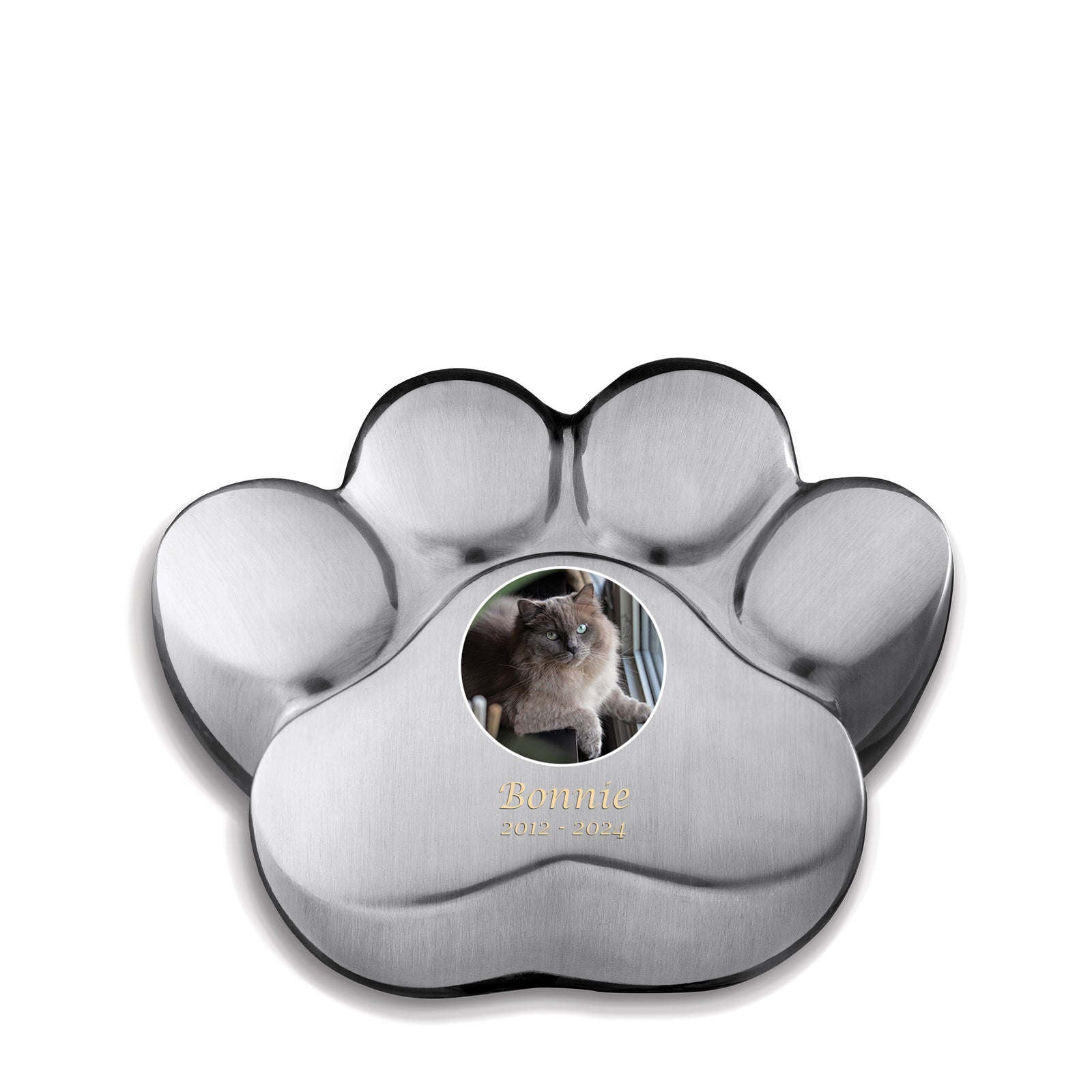 LovePaw Medium Pet Portrait Bru Pewter