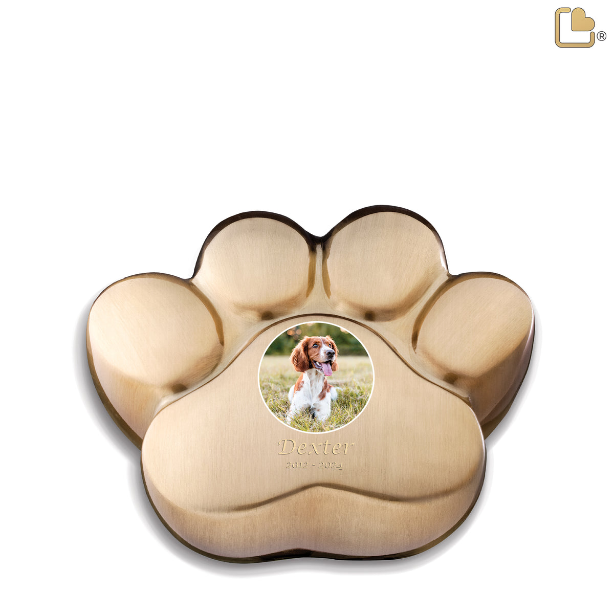 LovePaw Portrait Medium Pet  Bru Gold