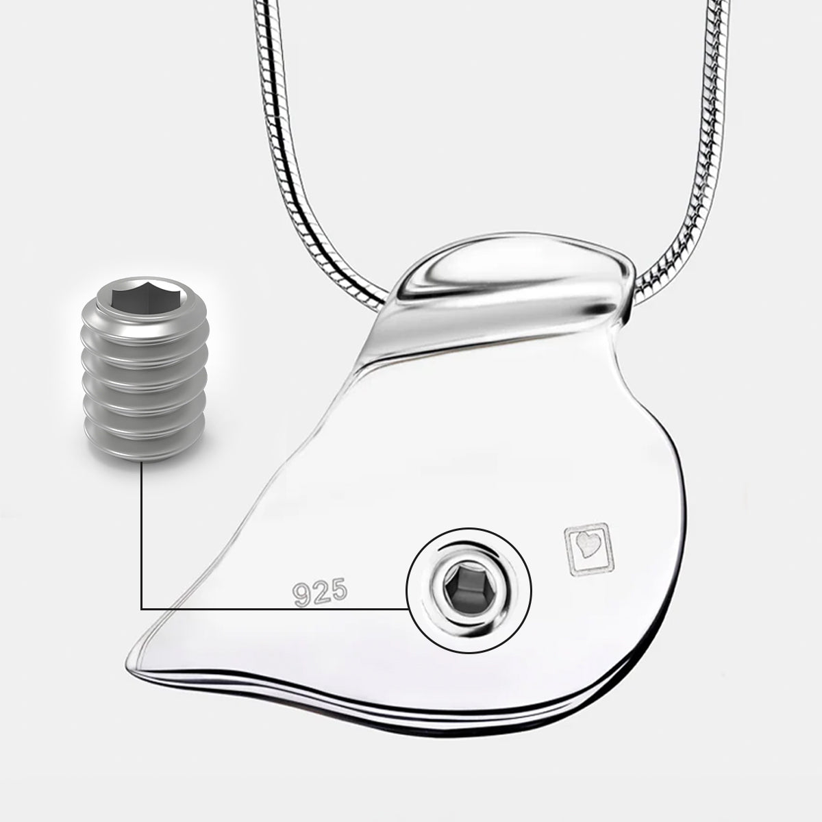 Treasure Cremation Jewelry Screw Backs