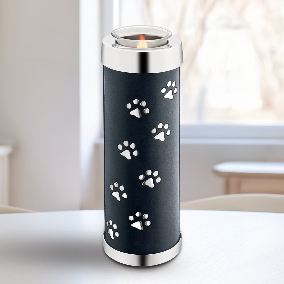 Tealight Pet Midnight Tall Urn