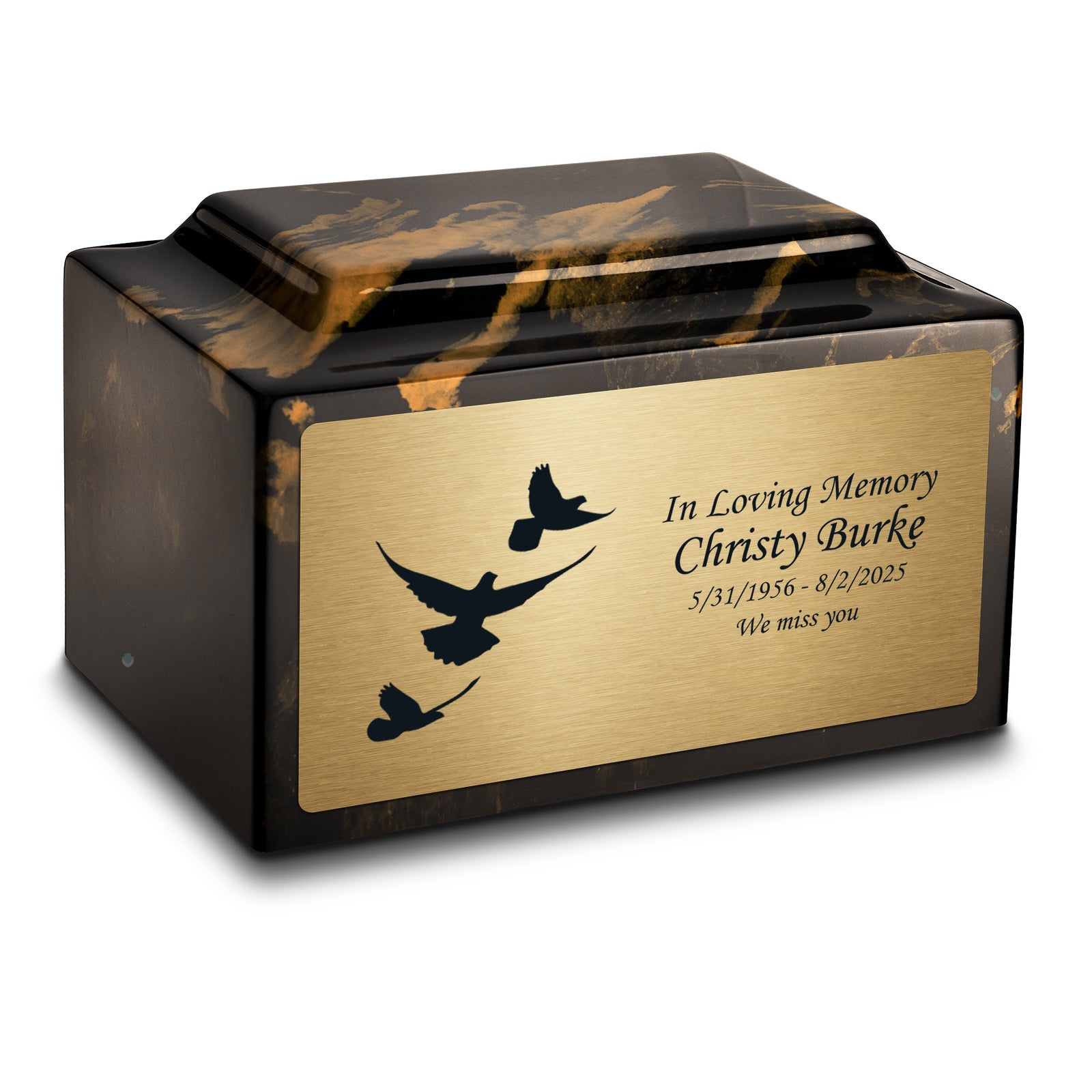 Adult Legacy Doves Cultured Marble Urns by MacKenzie