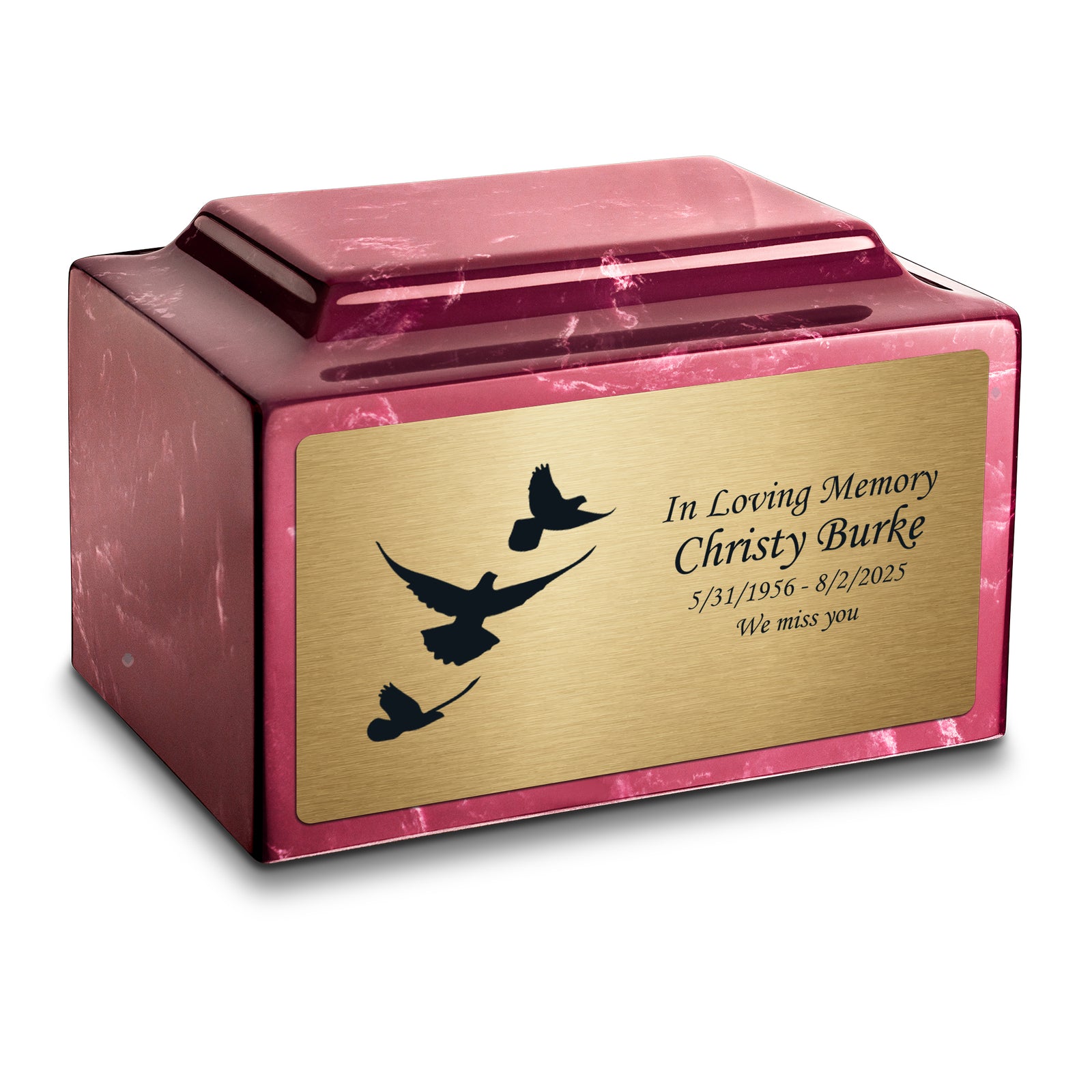 Adult Legacy Doves Cultured Marble Urns by MacKenzie