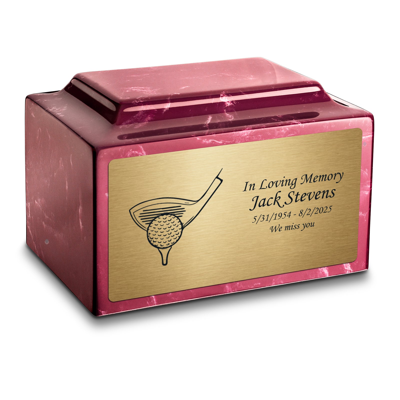 Adult Legacy Golf Cultured Marble Urns by MacKenzie